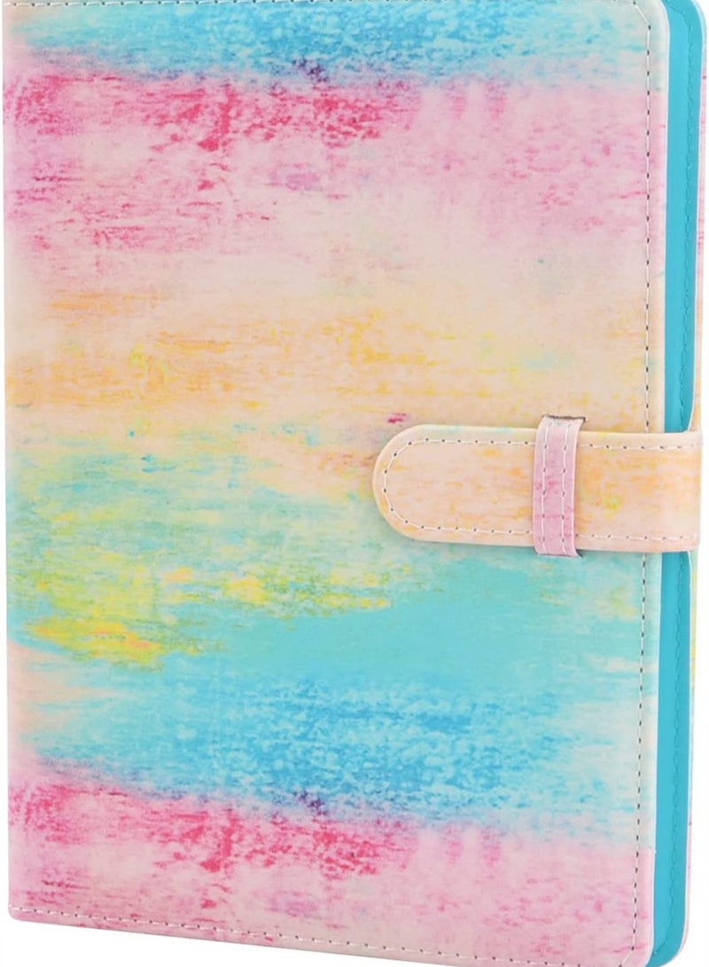 128 Pockets Photo Album Colorful Wallet PU Leather Photo Album Compatible with for Fujifilm Instax Mini 11 9 8 90 70 40 Instant Camera Films and 2x3 Inch Photo Paper Rainbow - Image 1