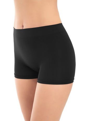 COTTONHILL Premium - Women's Black Ultra-Comfortable Seamless Boxer  - Image 1