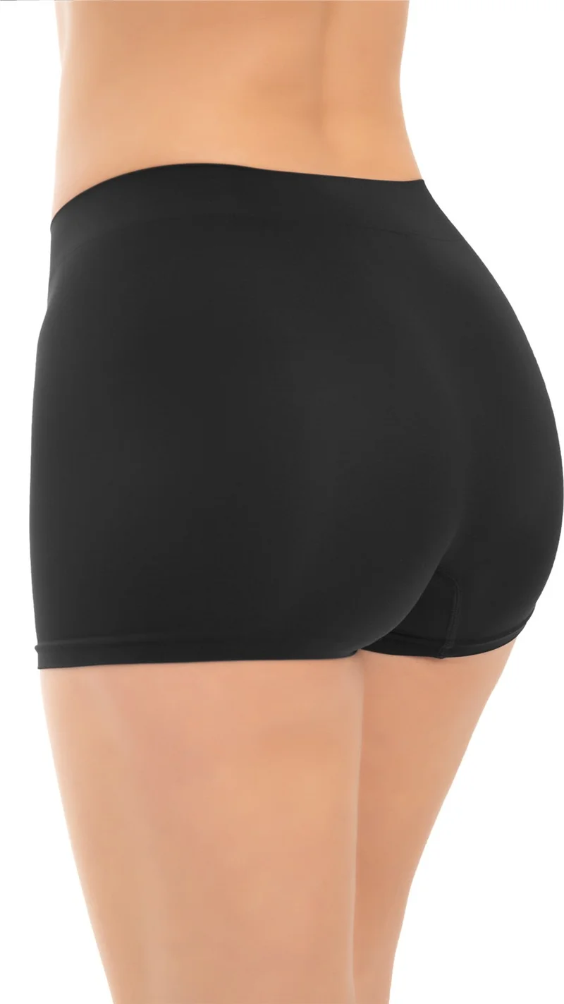COTTONHILL Premium - Women's Black Ultra-Comfortable Seamless Boxer