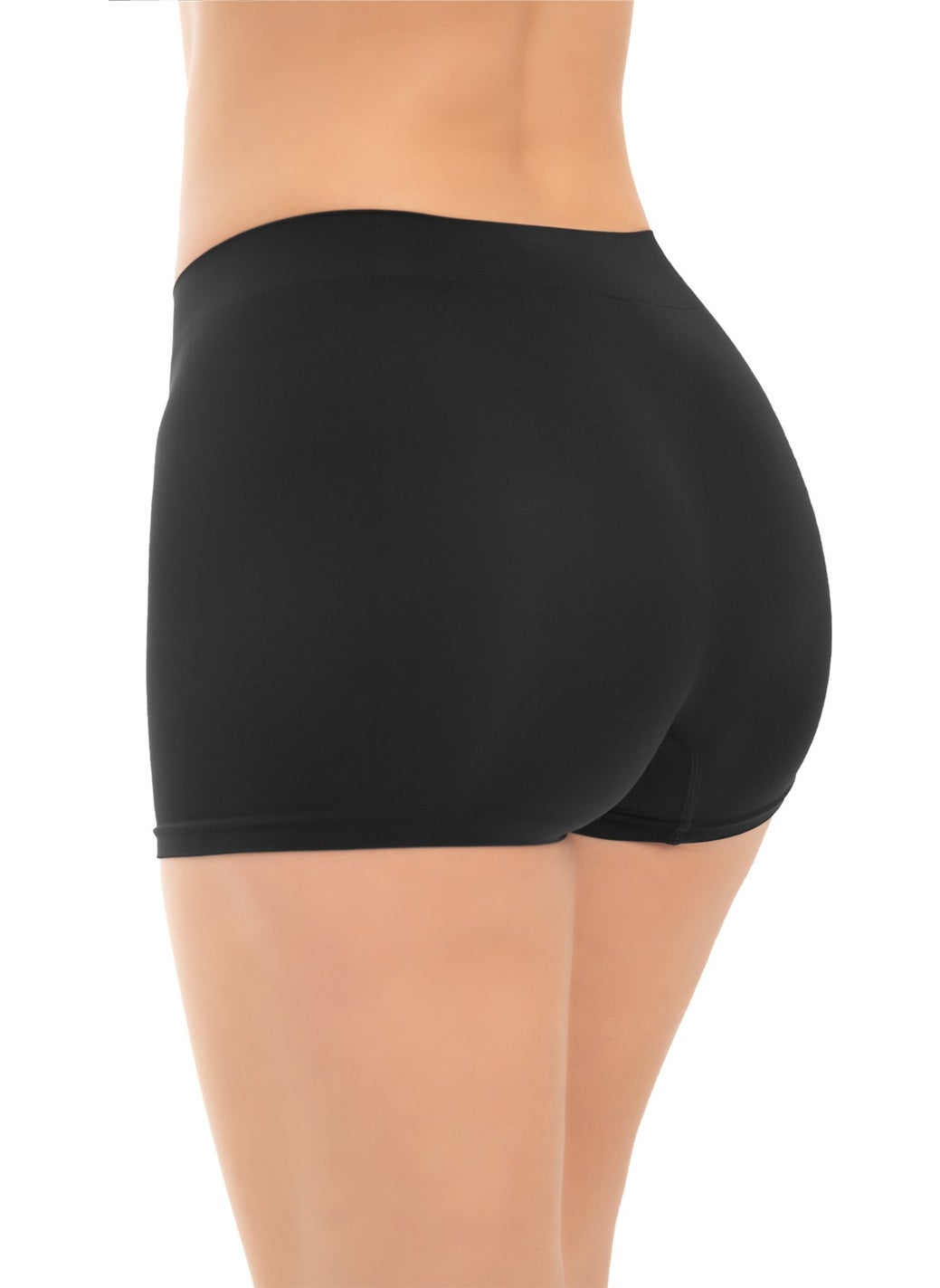 COTTONHILL Cottonhill Premium - بوكسر نسائي أسود مريح للغاية بدون درزات  - Image 3
