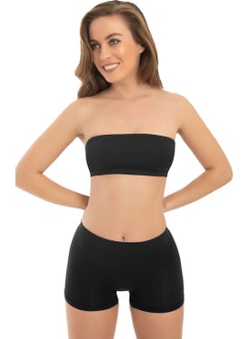 COTTONHILL Premium - Women's Black Ultra-Comfortable Seamless Boxer  - Image 4