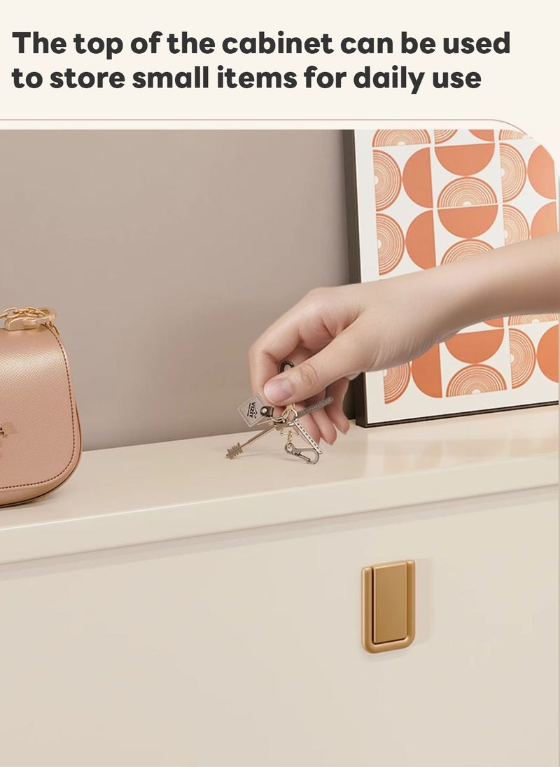 Sharpdo Home Entrance Furniture 3-Layer Ultra-Thin Shoe Cabinet, Flip-Top Ultra-Thin Shoe Cabinet, Saves Space  - Image 3