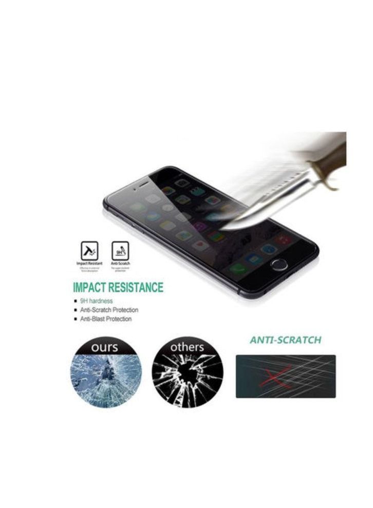 أكاليكس واقي شاشة من الزجاج المقسى لآيفون 7 بلس أسود - Image 3