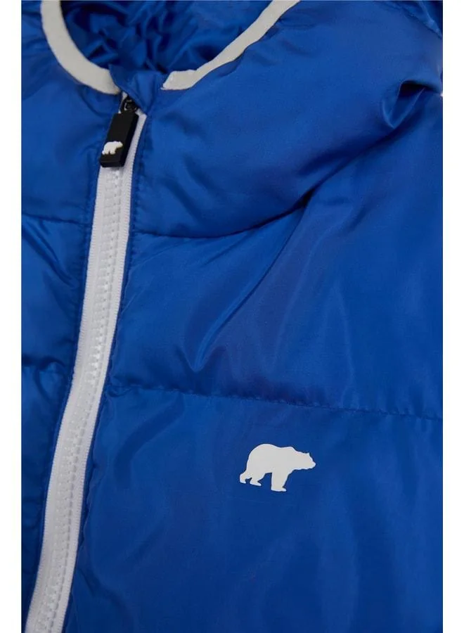 Bad Bear Cedric Saks Blue Children's Puffer Jacket.