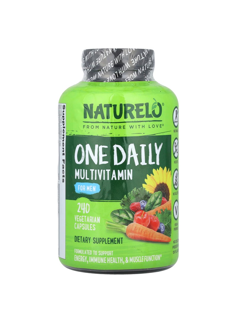 One Daily Multivitamin For Men, 240 Vegetarian Capsules