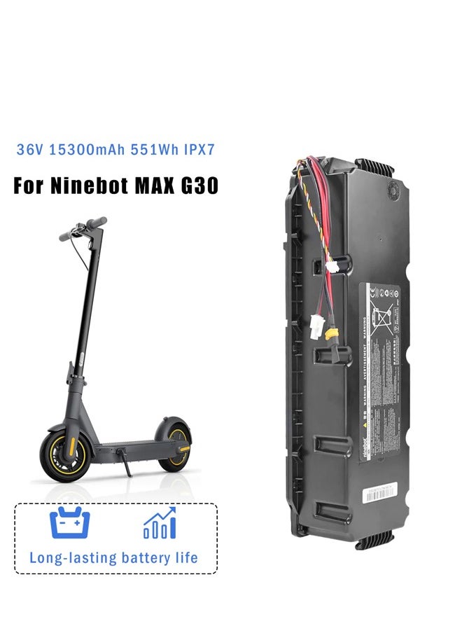 SEGWAY Original Scooter MAX G30 Battery Pack 36V 15300mAh 551Wh IPX7 Inner Battery Replacement for Max G30  - Image 5