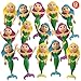 ArtCreativity Bendable Mermaid Figures Set of 12 Flexible Magical Figurines Stress Relief Fidget Toys for Kids Birthday Party Favors Goodie Bag Stuffers Piata Fillers for Boys and Girls - Image 3