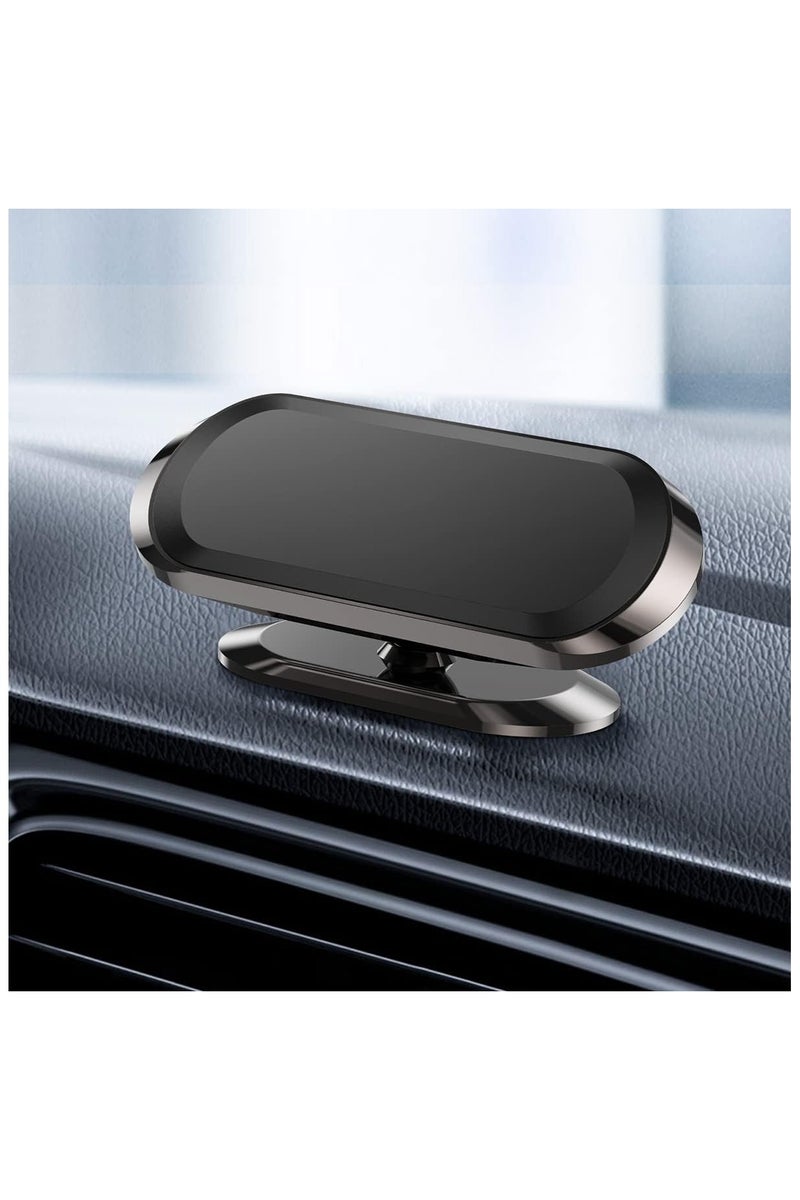 جو-ديز حامل هاتف مغناطيسي للسيارة، حامل هاتف مغناطيسي قوي للسيارة، حامل لوحة القيادة العالمي قابل للتعديل 360 درجة، يناسب iPhone وSamsung وجميع الهواتف الذكية مع لاصق - أسود - Image 1