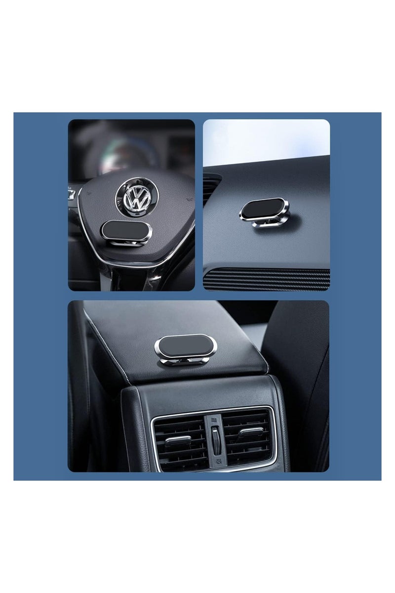 جو-ديز حامل هاتف مغناطيسي للسيارة، حامل هاتف مغناطيسي قوي للسيارة، حامل لوحة القيادة العالمي قابل للتعديل 360 درجة، يناسب iPhone وSamsung وجميع الهواتف الذكية مع لاصق - أسود - Image 4