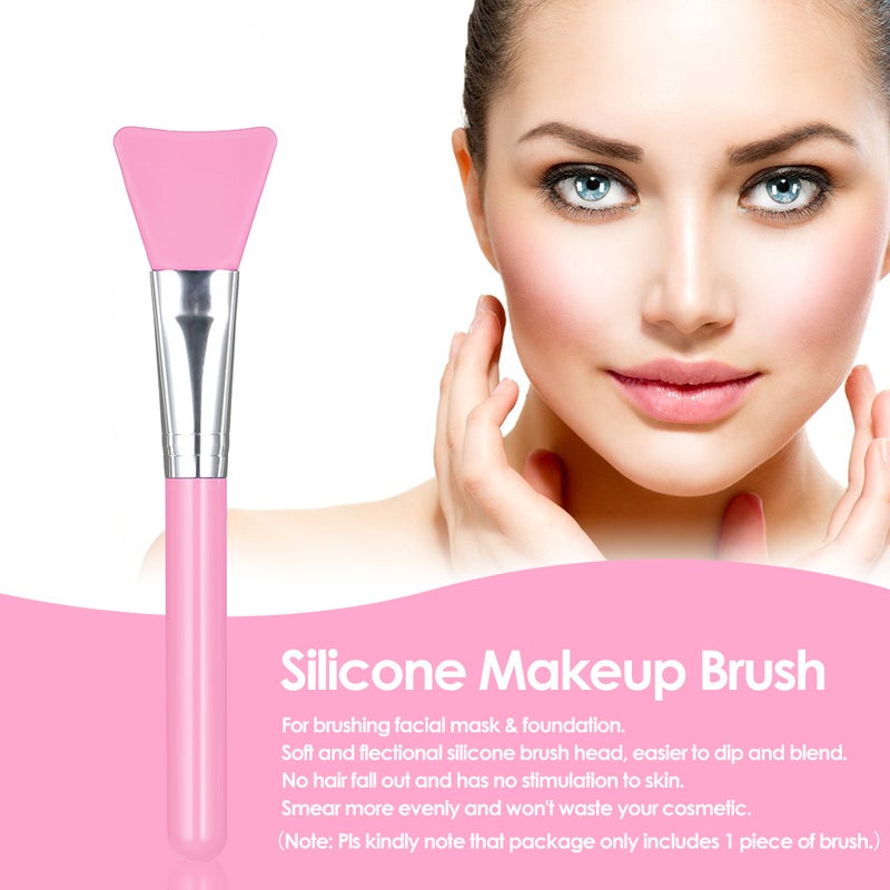 1Pcs Silicone Makeup Brush Facial Mask Foundation Brush Cosmetic Brush Make Up Tool Random color - Image 5