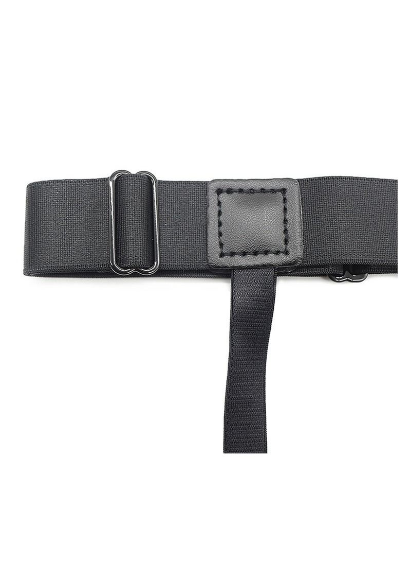 Generic - Adjustable Elastic Garter Military Shirts Holder with Non-slip Locking Clamps - Image 1