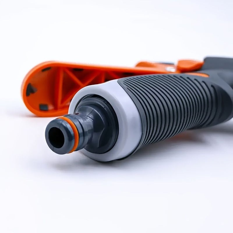Orange Eight Function Garden Water Gun Set For Rinsing And Watering - Image 5