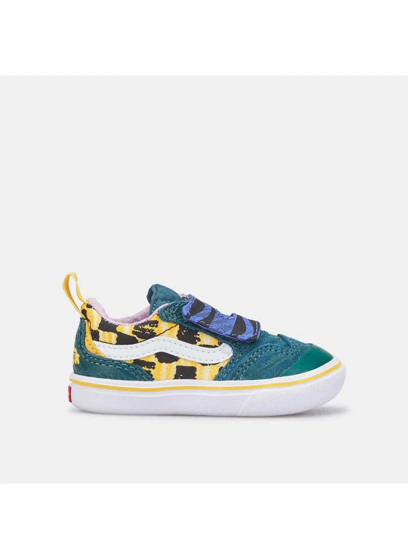 VANS Kids’ x Crayola ComfyCush New Skool Velcro Unisex Shoe (Baby And Toddler)