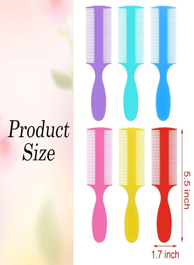 Singhoow 6 Pcs Baby Double Sided Fine Teeth Comb Dandruff and Lice Pet Flea Comb for Newborn Babies Adults Pets Baby Shower Gifts - Image 2