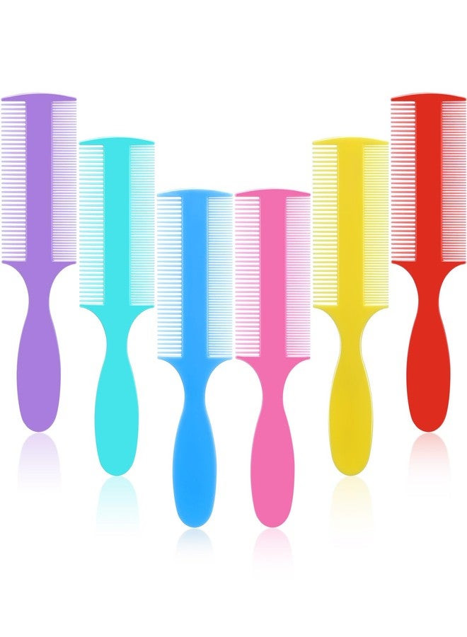 Singhoow 6 Pcs Baby Double Sided Fine Teeth Comb Dandruff and Lice Pet Flea Comb for Newborn Babies Adults Pets Baby Shower Gifts - Image 1