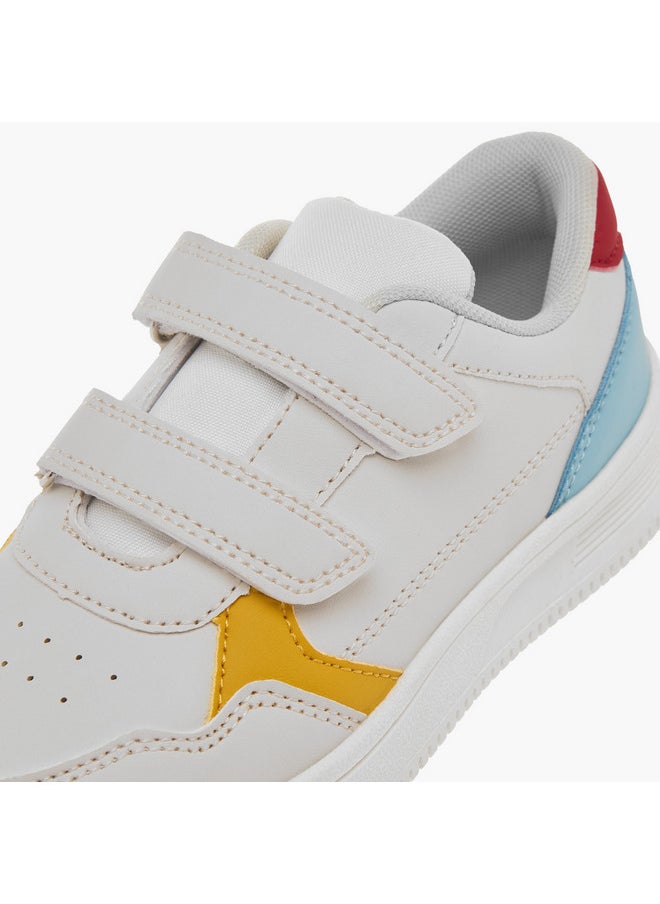 LBL by Shoexpress Boys Panelled Sneakers with Hook and Loop Closure  - Image 4