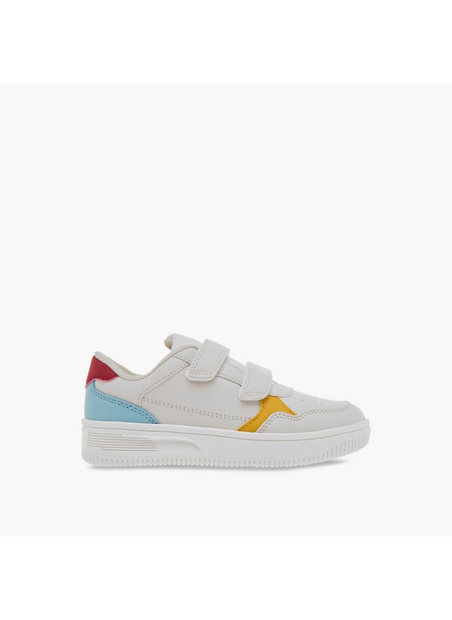 LBL by Shoexpress Boys Panelled Sneakers with Hook and Loop Closure  - Image 3