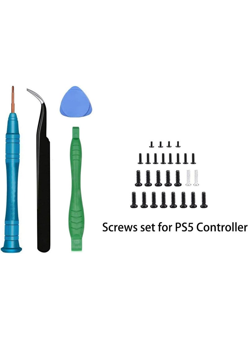 4PCS 3D Analog Joystick Replacement for PS5 Controller, Thumbsticks Repair Tool Kit Compatible with Playstation 5 DualSense Wireless Controller, Drift Damaged Joystick Replacements with Screwdriver  - Image 5