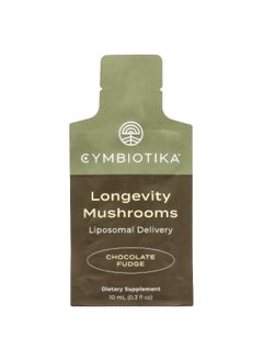 Cymbiotika Cymbiotika, Longevity Mushrooms, Liposomal Delivery, Chocolate Fudge, 30 Pouches, 10 ml Each  - Image 3