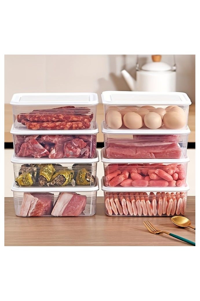 هومستر 5 علب، الثلاجة صندوق تخزين اللحوم المجمدة، درجة تصنيف الأطعمة شبكة، آيس كريم بدون صليب، صندوق مجمد مختوم ومحفظ طازج - Image 4