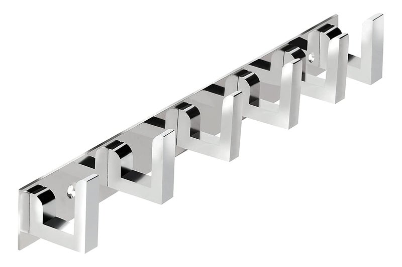 Goldfinch Stainless Steel Classy 6 Pin Door Wall Hook Set (Pack of 4) - Image 2