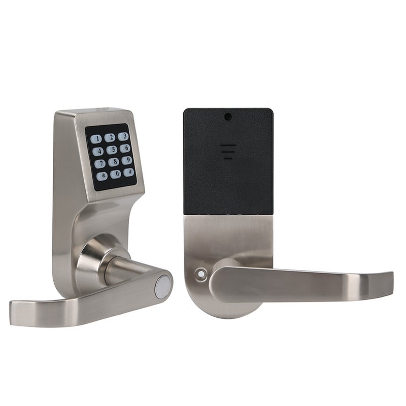 Induction Electronic Password Lock Smart Digital Door Lock with IC Card Codes and Key Unlocking Security Entry - Image 5