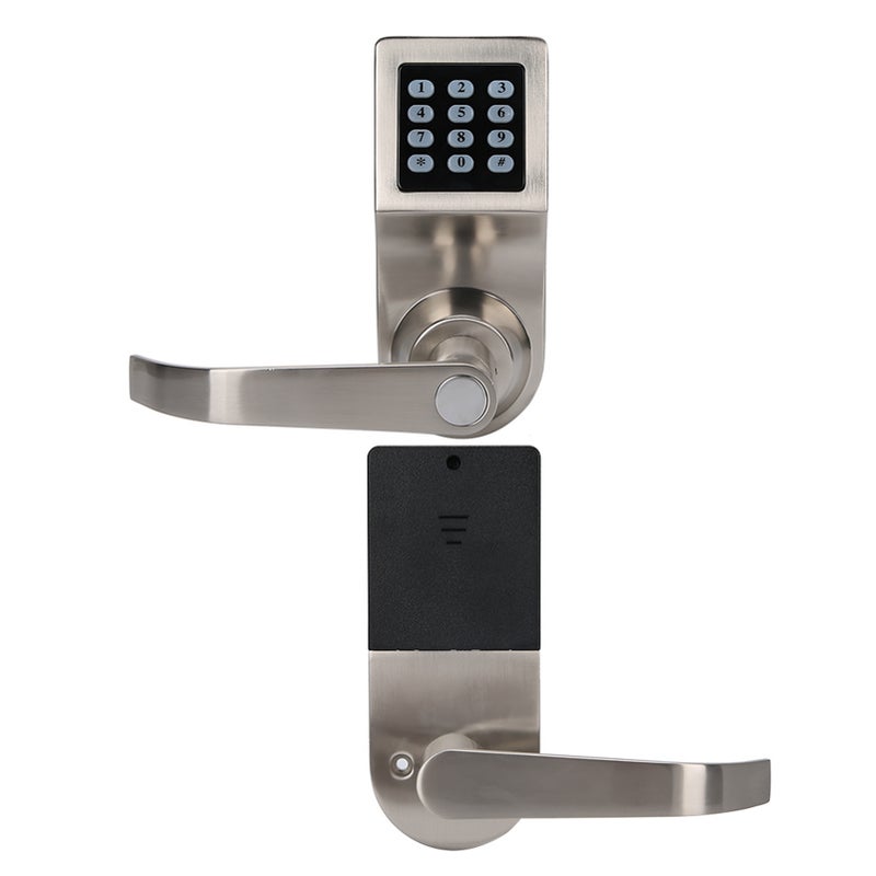 Induction Electronic Password Lock Smart Digital Door Lock with IC Card Codes and Key Unlocking Security Entry - Image 2