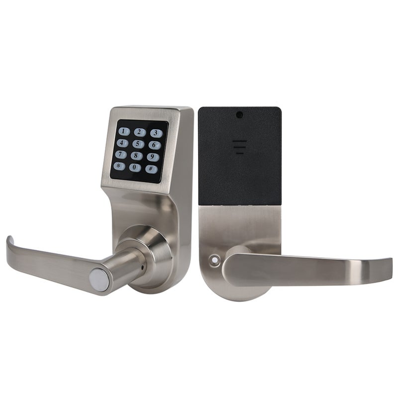 Induction Electronic Password Lock Smart Digital Door Lock with IC Card Codes and Key Unlocking Security Entry - Image 4