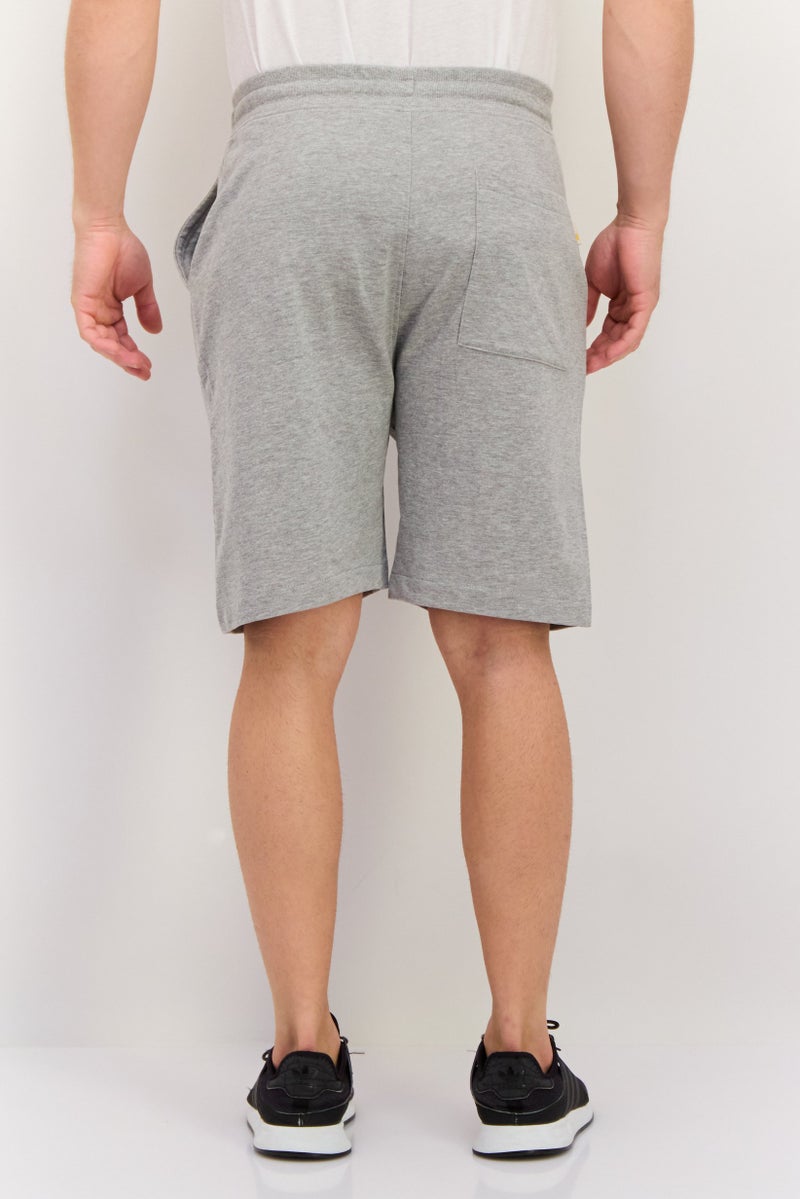 Gazzarrini Men Heather Side Pocket Basic Shorts, Grey - Image 4