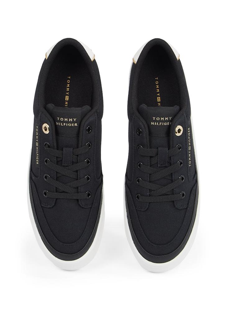 TOMMY HILFIGER Logo Detail Lace Up Low Top Sneakers  - Image 5