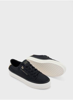 TOMMY HILFIGER Logo Detail Lace Up Low Top Sneakers  - Image 3