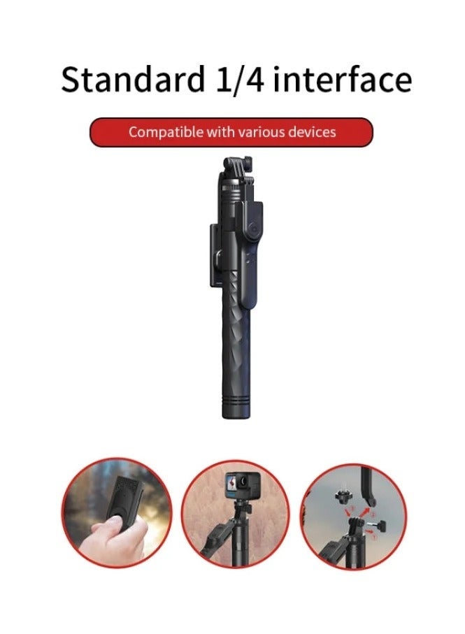 Jmary Rotation Design Camera Mount Holder 1.75m Telescopic Phone Selfie Stick Tripod - Image 5
