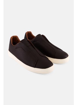 Algspar Men Slip On Casual Shoes, Brown  - Image 1
