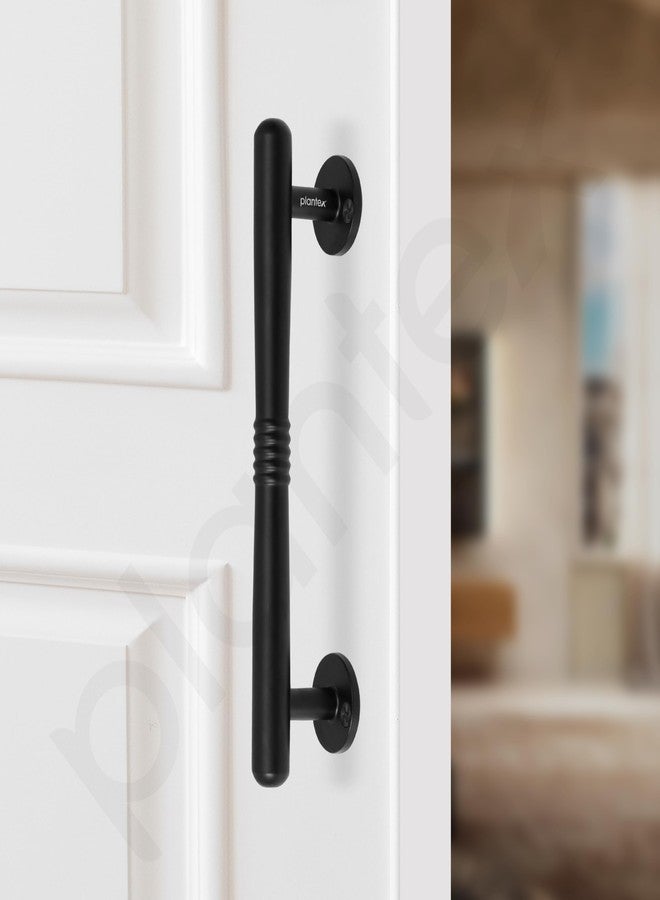 Plantex 8 Inch Pull-Push Door Handle/Stainless Steel Main Door Handle/3 Years Warranty Pack of 2 (S-142, Black) - Image 5