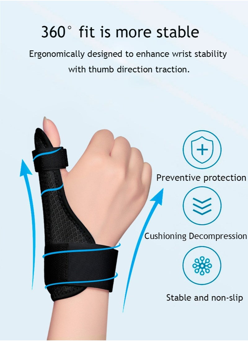 Generic - Wrist Stabiliser Splint,Thumb Splint, Adjustable Breathable Wrist Splint/Hand Brace for Right and Left Hand, Pain Relief, Thumb & Wrist Support for Carpal Tunnel, Arthritis, Tendonitis, Sprains - Image 1