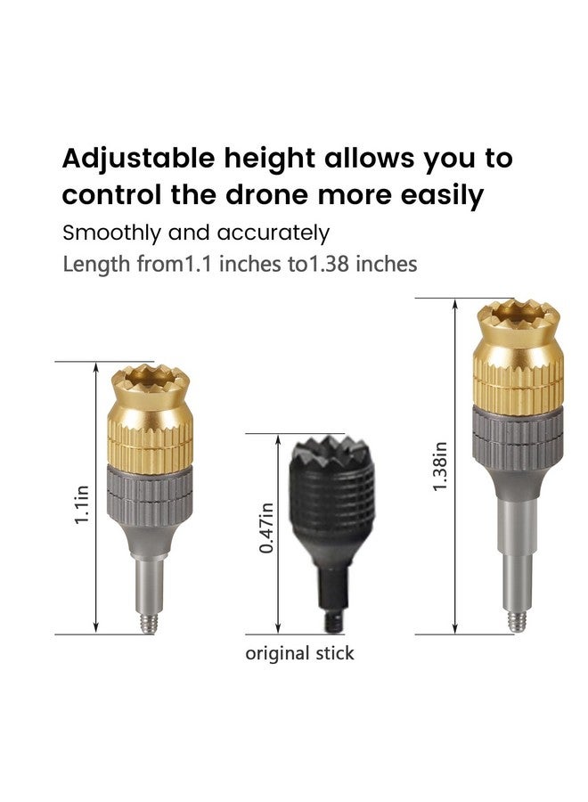 BEHORSE BEHORSE Extension Joysticks Replacement Aluminum Telescopic for DJI RC Pro/DJI FPV/Avata/Avata 2 Remote Controller 2/Controller 3 Accessories - Image 3