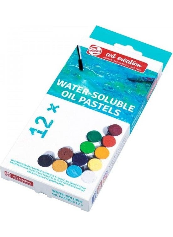 Talens - Art Creation Watersoluble Waterproof Oil Pastel Paint Set 12 Colors - Image 1