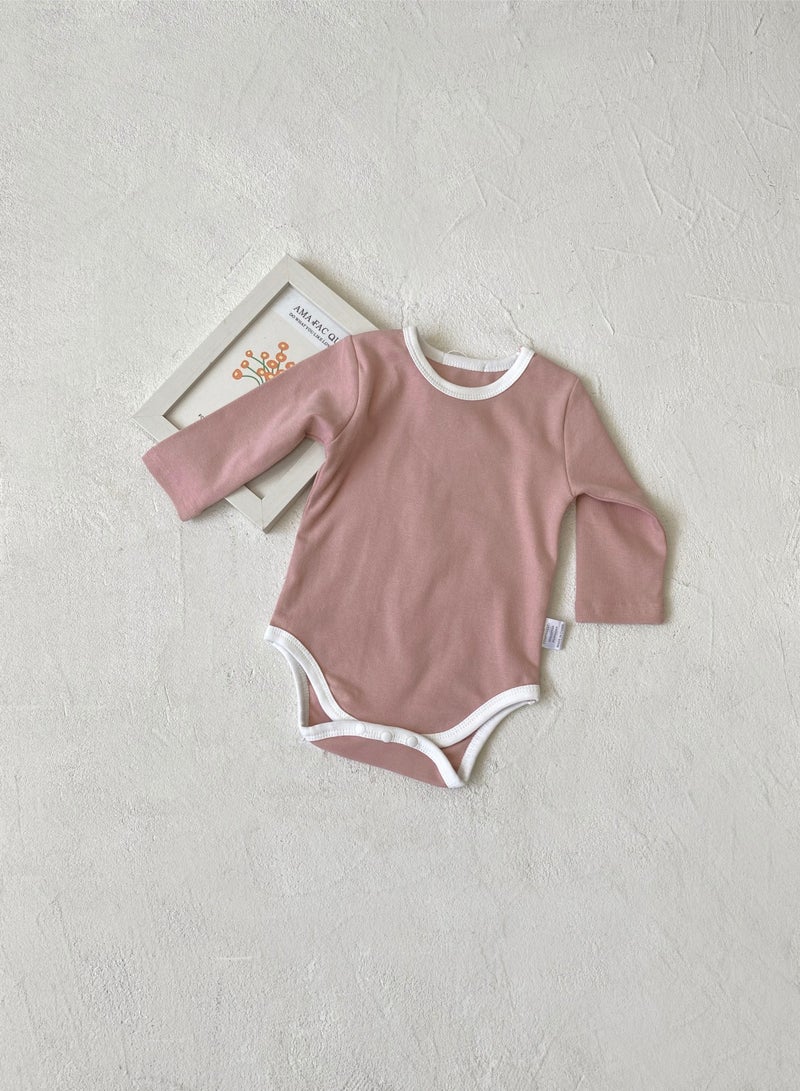 RedMapleTEK Baby Soft And Breathable Cotton Bodysuit + High Waist Pants Set - Image 4
