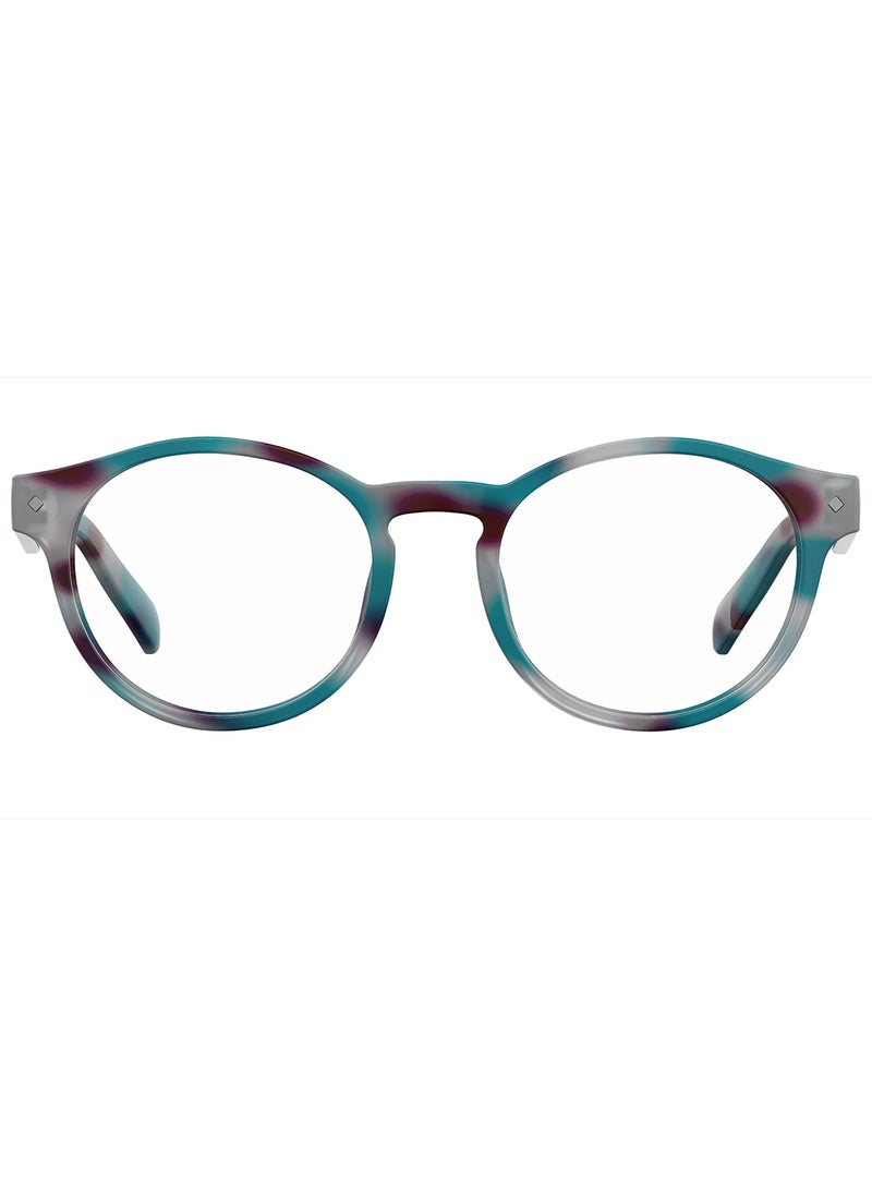 Polaroid Unisex Oval Reading Glasses - Pld 0021/R Blue Havana 49 - Lens Size: 49 Mm  - Image 2