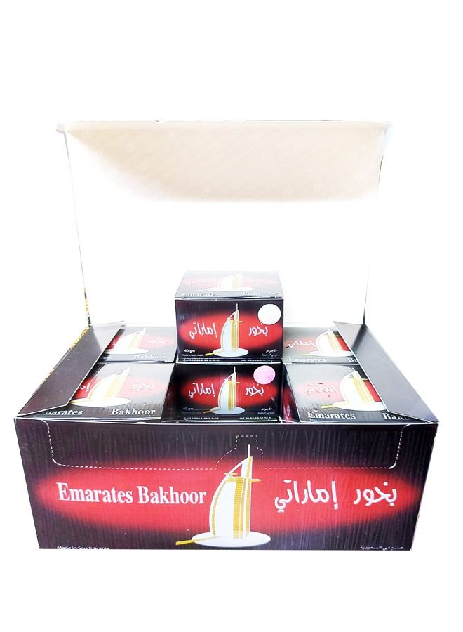 بخور الامارات 40 جرام 12 قطعه