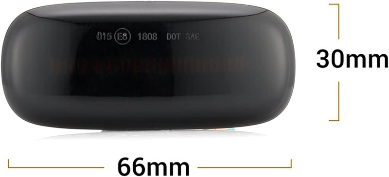 QASULER Dynamic Side Marker Turn Signal Lights - Image 2
