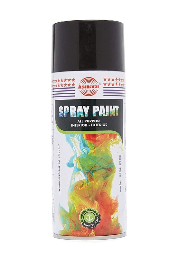 Asmaco Asmaco Spray Paint Black  - Image 1