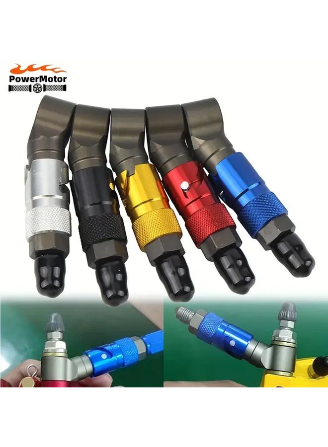 Blue Motorcycle Motocross Brake Line Hose Quick Release Connect Adapter Kit for Honda Yamaha - Image 1