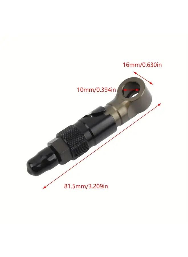 Blue Motorcycle Motocross Brake Line Hose Quick Release Connect Adapter Kit for Honda Yamaha - Image 2