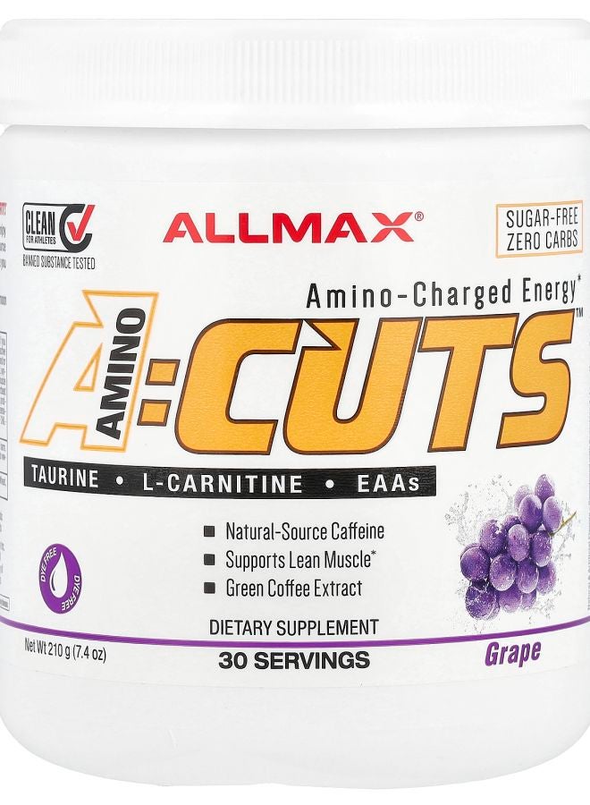 Allmax ACUTS™ AminoCharged Energy Grape 7.4 oz (210 g)