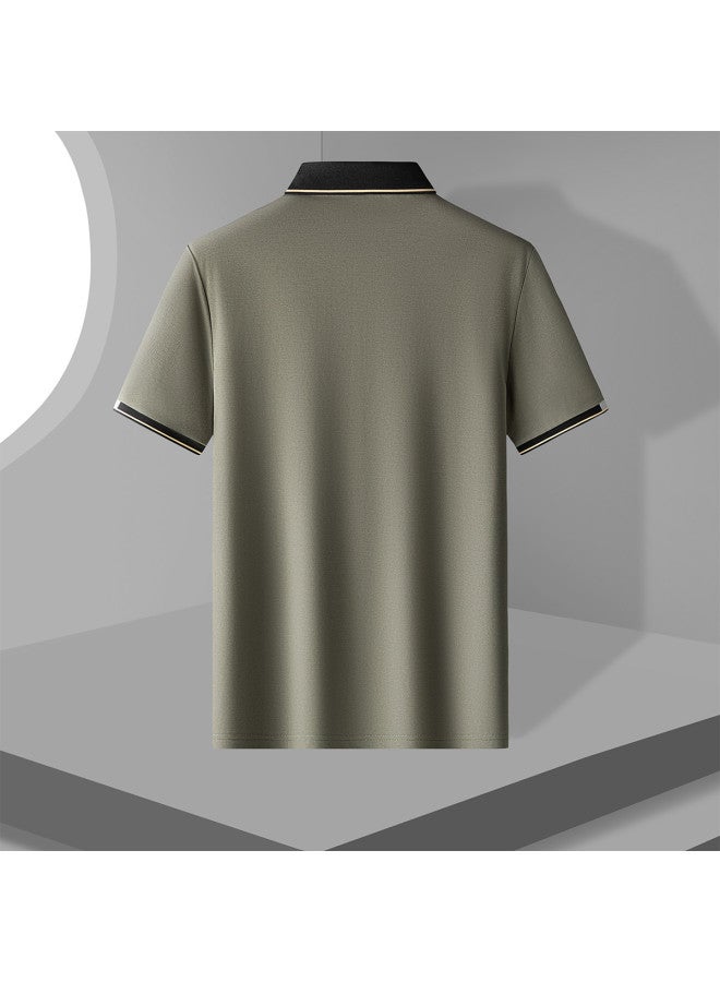 Fomoce comfortable Short-sleeve Polo Shirt For Men - Soft & Breathable For Spring/summer - Image 5
