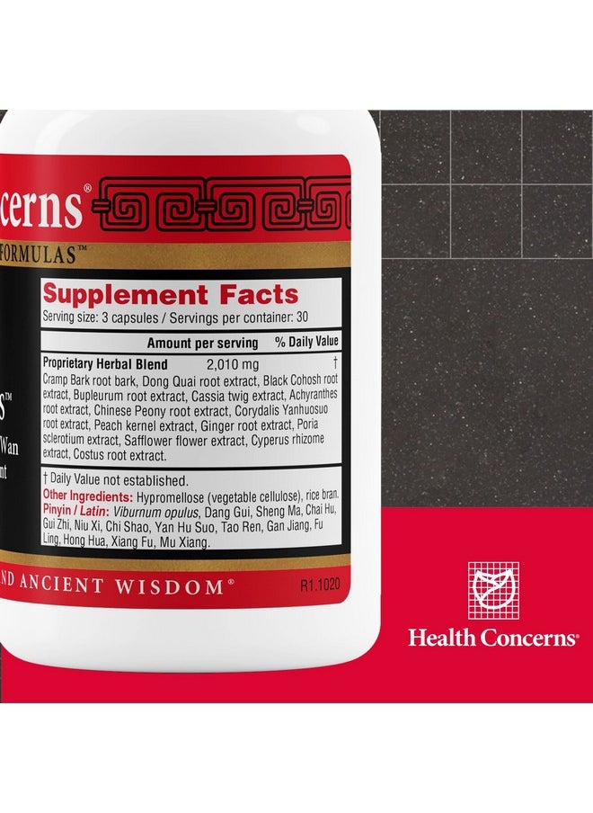 Health Concerns Cramp Bark Plus - Menstrual Cramp Relief & Women'S Health Supplement - 90 Capsules  - Image 2