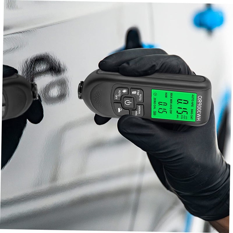 2pcs Magnetic Non Magnetic Coating Thickness Gauge for Automotive Paint Measurement Vehicle Inspection - Image 3