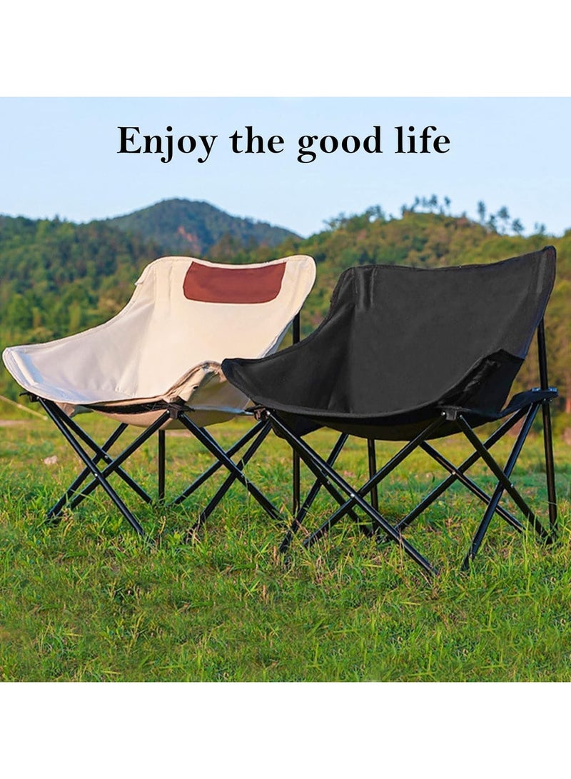 LINGWEI Portable Folding Beach Chair Multi-Purpose Camping Chair for Adult Lightweight Patio Lawn Chair With Carry Bag - Image 5