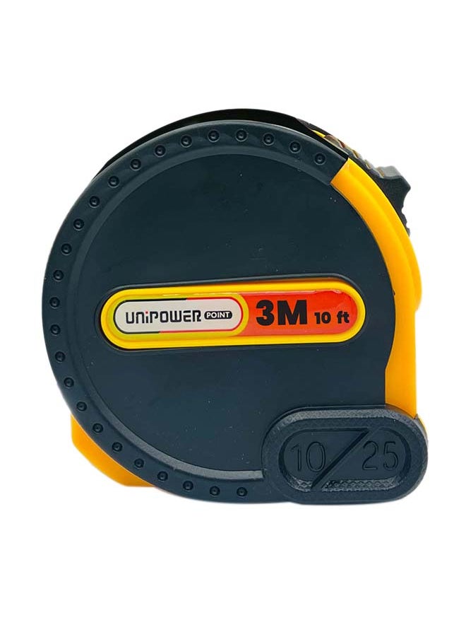 KADRIS Heavy Duty Auto Lock Steel Measure Tape HA-1748, 3 meter Retractable Self Lock Measuring Tape, Easy to Read Measurement in Inch Feet Meters CMS & MMS  - Image 4